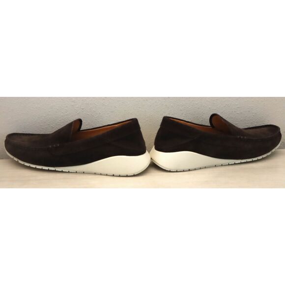 OluKai 10535-6363 Men\'s Sz 10.5 Dark Wood Brown Ka\'a Slip-On Suede Loafers main image 7